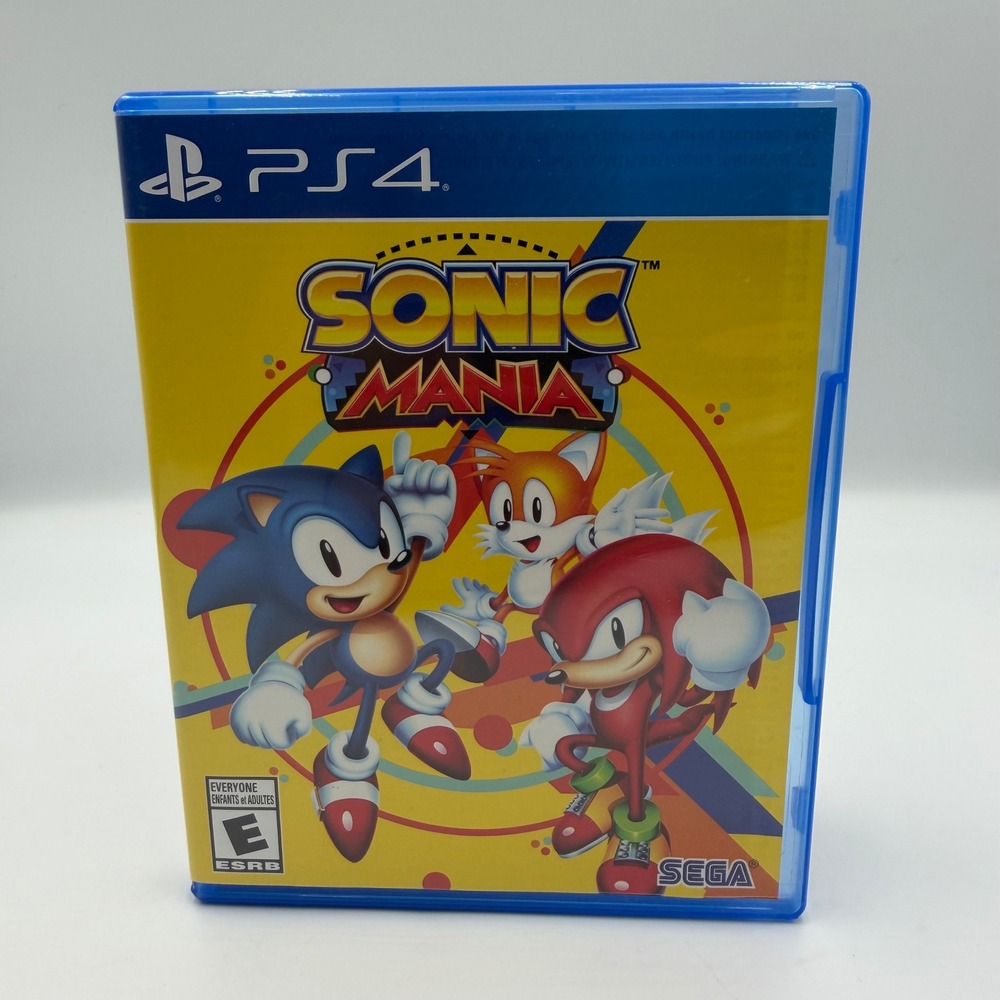 Sonic Mania PlayStation 4 PS4 SEGA Video Game Tested
